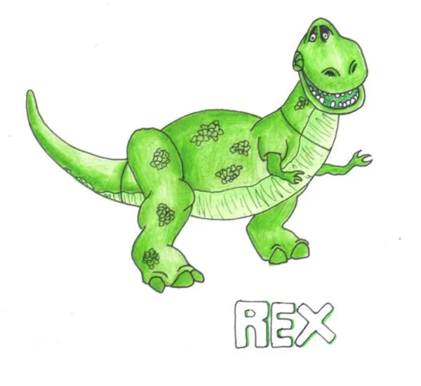 sketch of Rex from toy story by seagullmosher200617 on DeviantArt sketch of Rex from toy story by seagullmosher200617 on DeviantArt