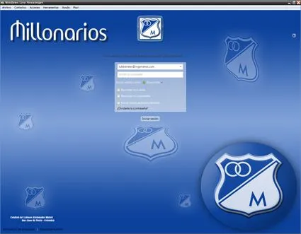 Skin Messenger de Millonarios | Descarga de todo Skin Messenger de Millonarios | Descarga de todo