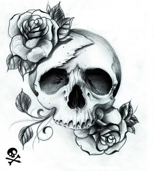 Skulls | tattoos and piercings | Pinterest | Rosa, Tatuajes De ... Skulls | tattoos and piercings | Pinterest | Rosa, Tatuajes De ...