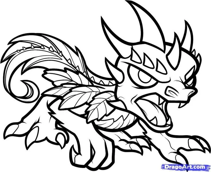skylander colouring pages - Google Search Maybe the head can go on ...