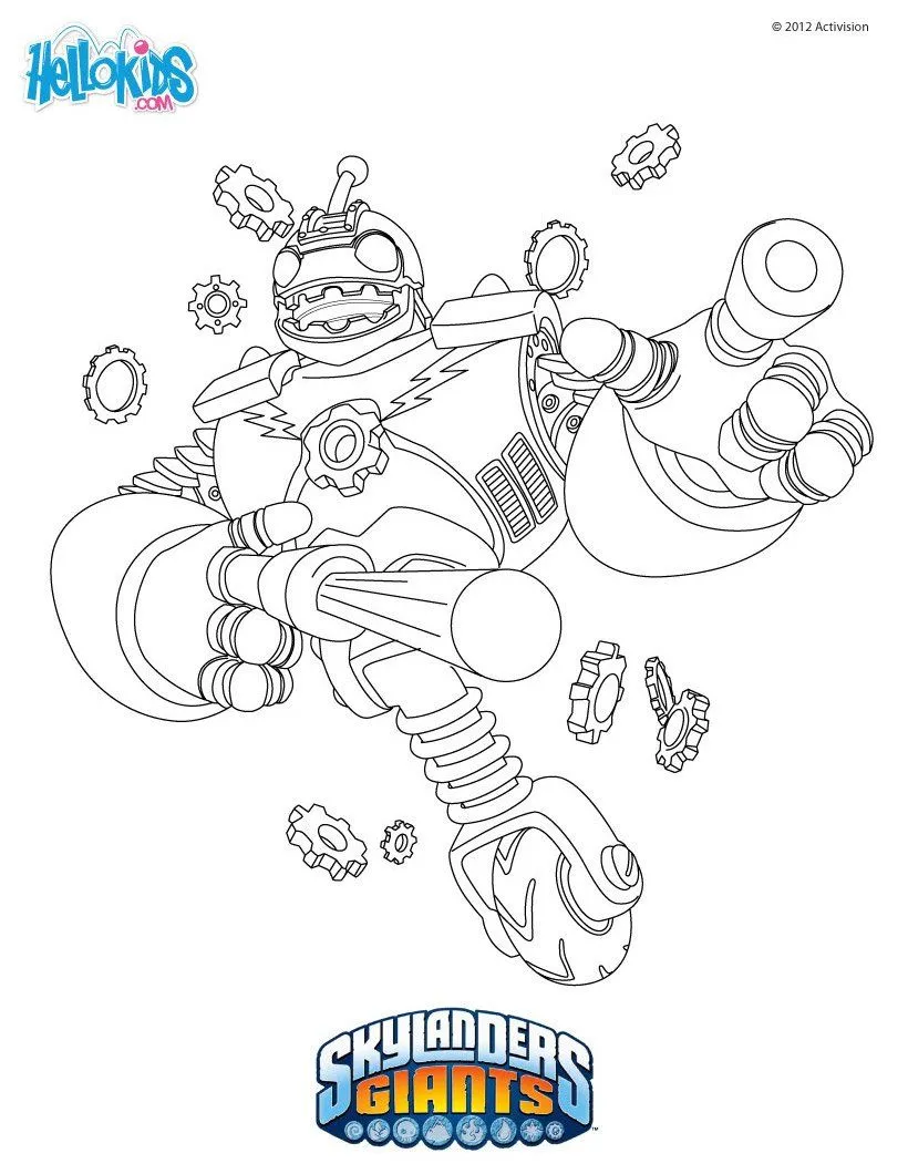 SKYLANDERS GIANTS zum Ausmalen : 17 kostenlose Malbögen für Kinder SKYLANDERS GIANTS zum Ausmalen : 17 kostenlose Malbögen für Kinder