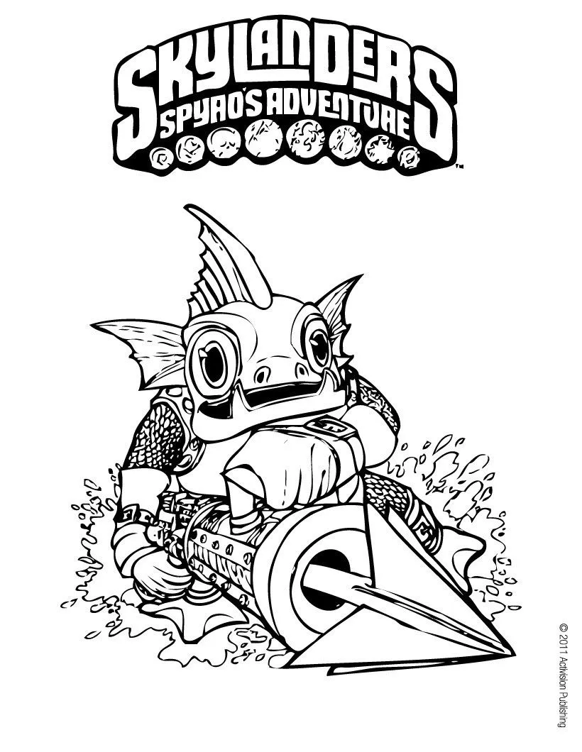 SKYLANDERS SPYRO'S ABENTEUER zum Ausmalen - GILL GRUNT zum Ausmalen SKYLANDERS SPYRO'S ABENTEUER zum Ausmalen - GILL GRUNT zum Ausmalen