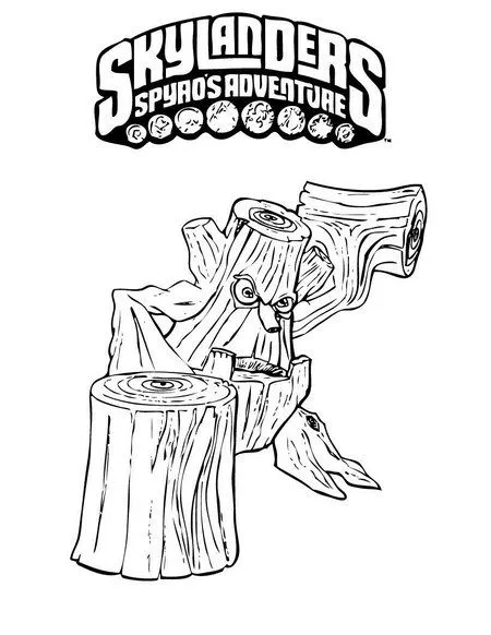 Skylanders Spyro's Coloring Pages for Kids >> Disney Coloring Pages