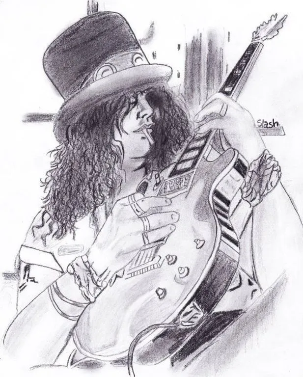 Slash para colorear - Imagui