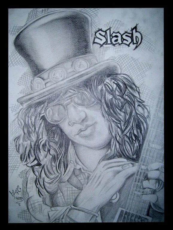 Como dibujar a slash a lapiz - Imagui