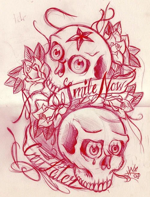 Smile now Cry later sketch by WillemXSM on deviantART Smile now Cry later sketch by WillemXSM on deviantART