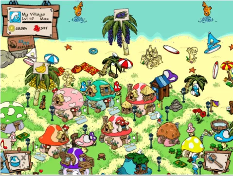 Smurfs Village para iPad: todo sobre el juego de los pitufos