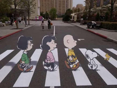 SrPerro.com - Snoopy y sus amigos salen a la calle… con los Beatles