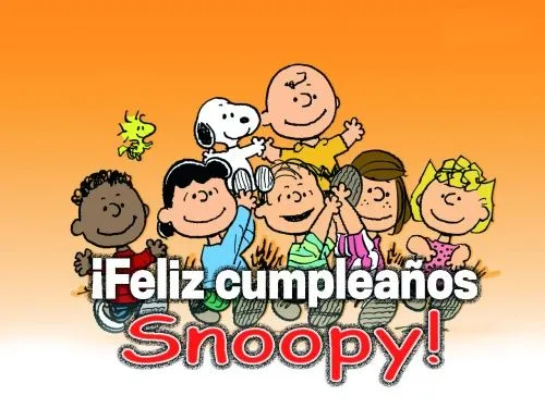 Feliz cumpleaños Snoopy!