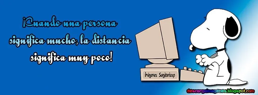 Snoopy escribiendo en una computadora | Portada para facebook ... Snoopy escribiendo en una computadora | Portada para facebook ...