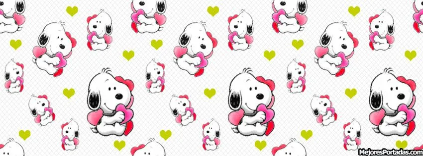 Corazones Snoopy - Portada Facebook Corazones Snoopy - Portada Facebook