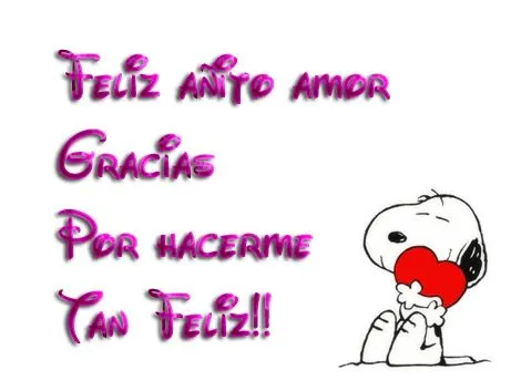 Snoopy con fraces de amor - Imagui