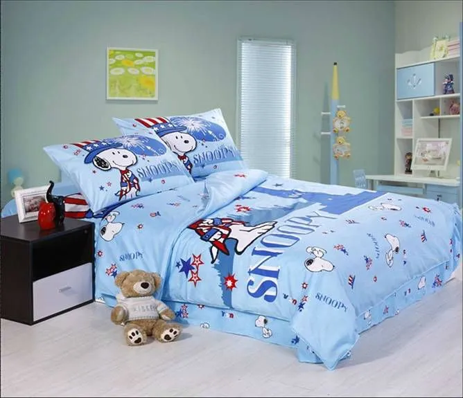 snoopy niños bebé de dibujos animados conjuntos de ropa de cama ... snoopy niños bebé de dibujos animados conjuntos de ropa de cama ...