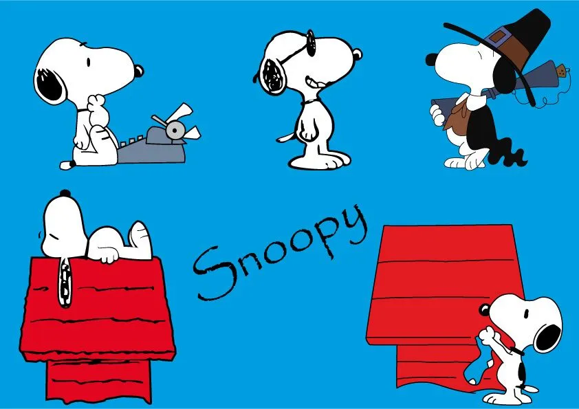 Snoopy vector free - Imagui