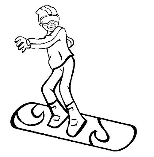 SNOWBOARD PARA PINTAR | FICHAS PARA PINTAR | DIBUJOS PARA PINTAR SNOWBOARD PARA PINTAR | FICHAS PARA PINTAR | DIBUJOS PARA PINTAR