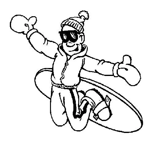 SNOWBOARD PARA PINTAR | FICHAS PARA PINTAR | DIBUJOS PARA PINTAR SNOWBOARD PARA PINTAR | FICHAS PARA PINTAR | DIBUJOS PARA PINTAR