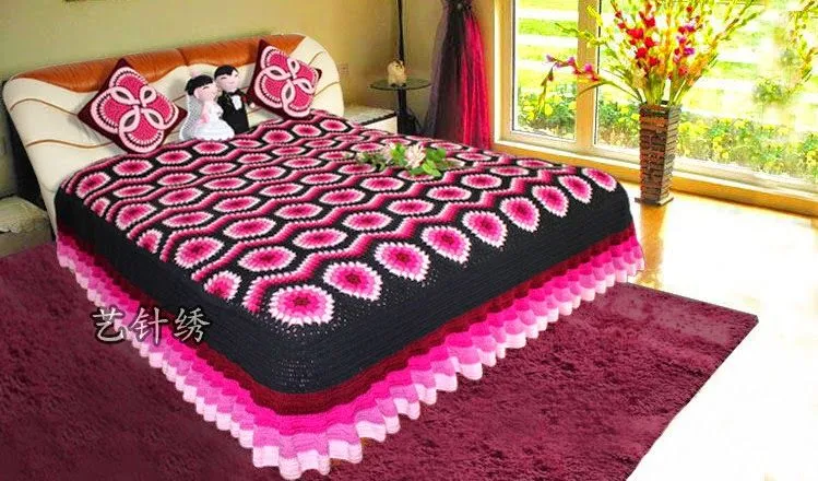 Sobrecama al crochet - ideas para tu hogar | Crochet y Dos agujas