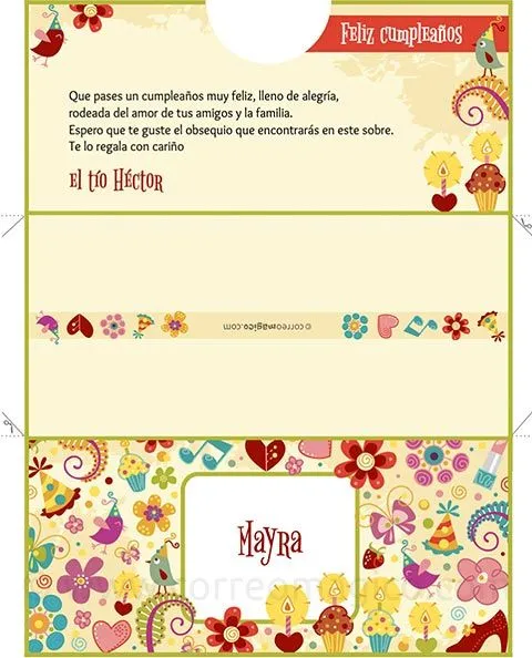 sobrecumple color - Tarjetas para imprimir GRATIS en tu casa en ... sobrecumple color - Tarjetas para imprimir GRATIS en tu casa en ...