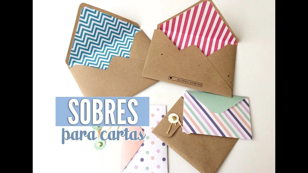 Sobres para cartas | Yess - YouTube