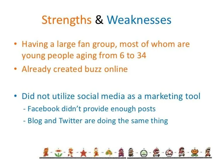 Social media marketing plan for nintendo