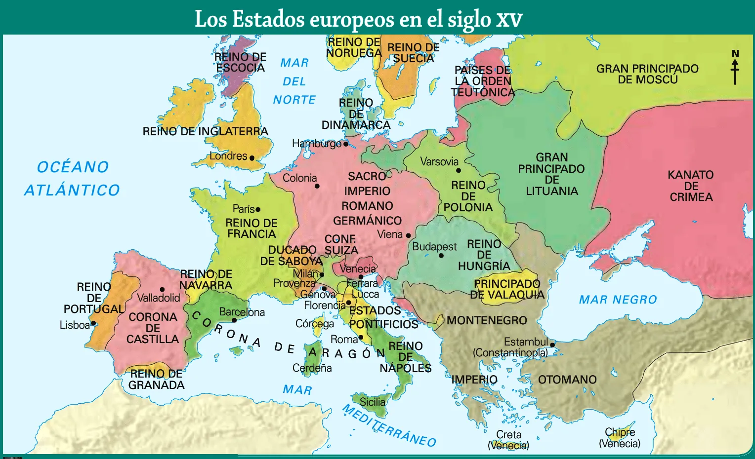 Social Site SFB 2do año: Mapa Europa siglo XV Social Site SFB 2do año: Mapa Europa siglo XV