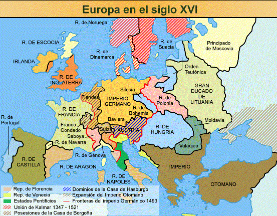 Segundo de Sociales: LA EUROPA DEL SIGLO XVI Segundo de Sociales: LA EUROPA DEL SIGLO XVI