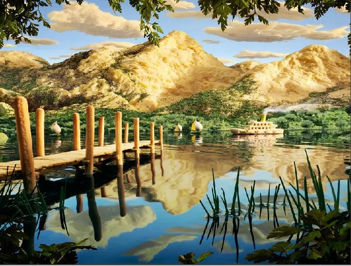 SOCIALISMO ZEN: Los paisajes comestibles de Carl Warner SOCIALISMO ZEN: Los paisajes comestibles de Carl Warner