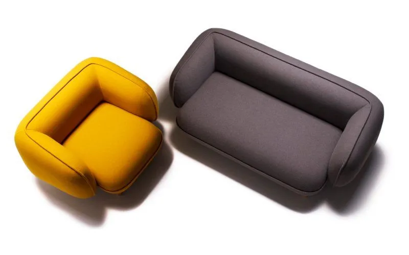 Sofás y sillones de diseño. Decoración del hogar.