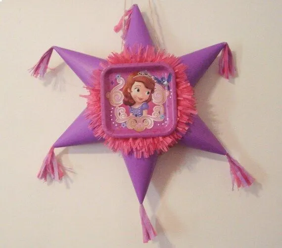 Sofia the First Pinata de tiras por pinatas20 en Etsy Sofia the First Pinata de tiras por pinatas20 en Etsy