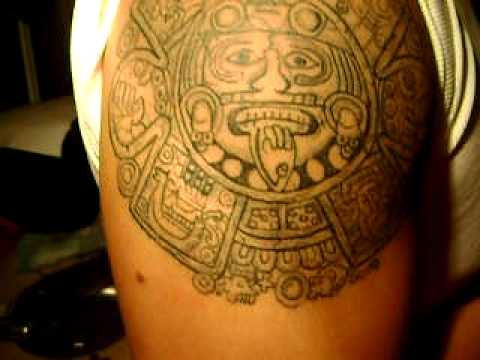 Sol Azteca tattoo - YouTube