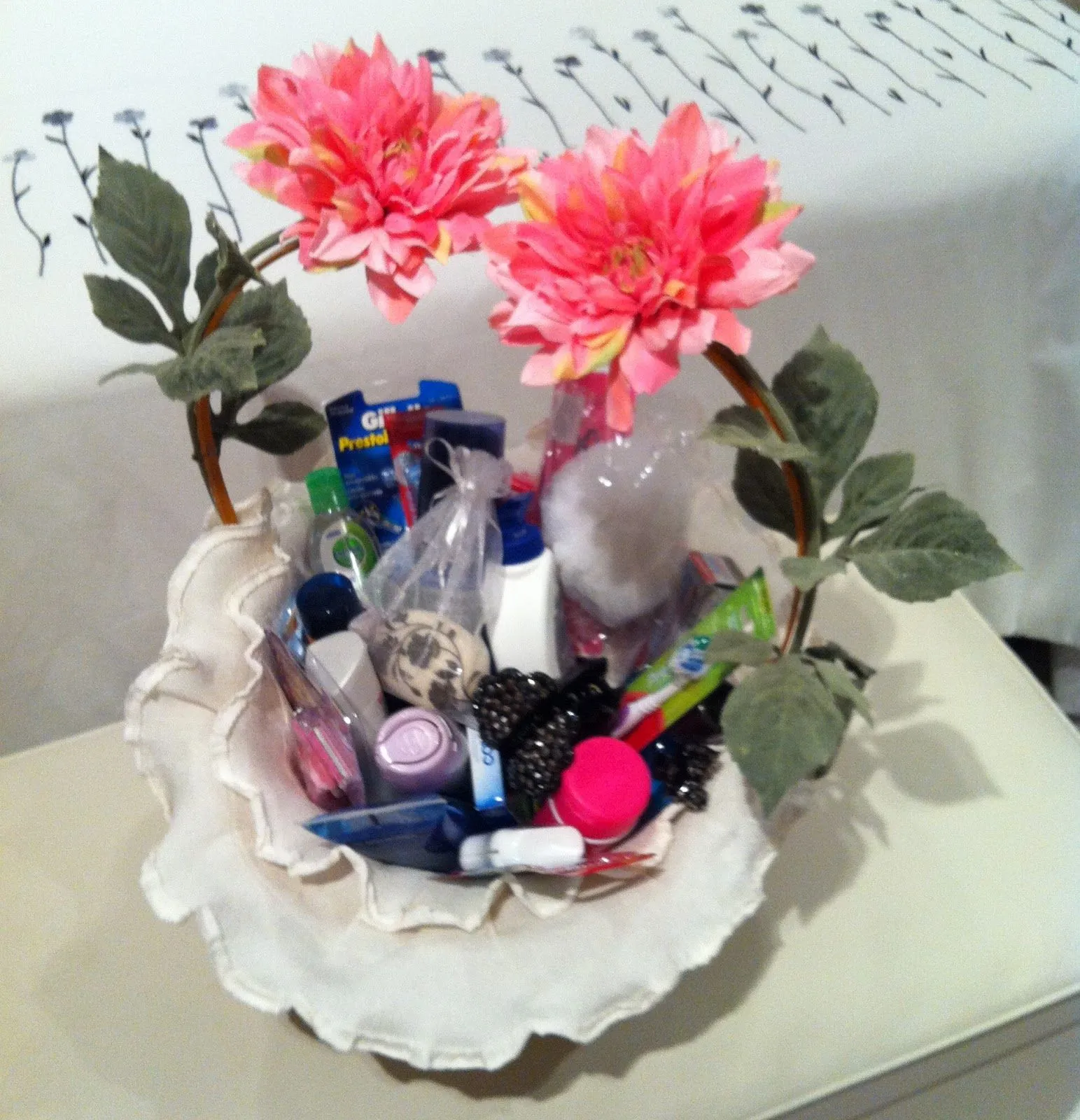 Sol Bordados: Canasta decorada para dejar en la casa Sol Bordados: Canasta decorada para dejar en la casa