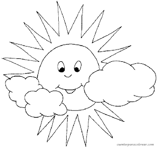 El sol para colorear e imprimir - Imagui