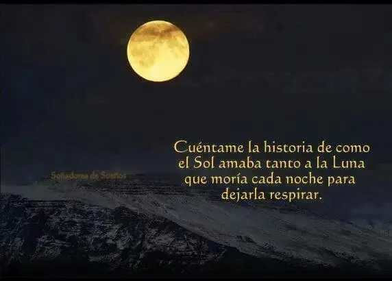 El sol y la luna. | Lindas frases ♡ | Pinterest | La Luna, Amor ...