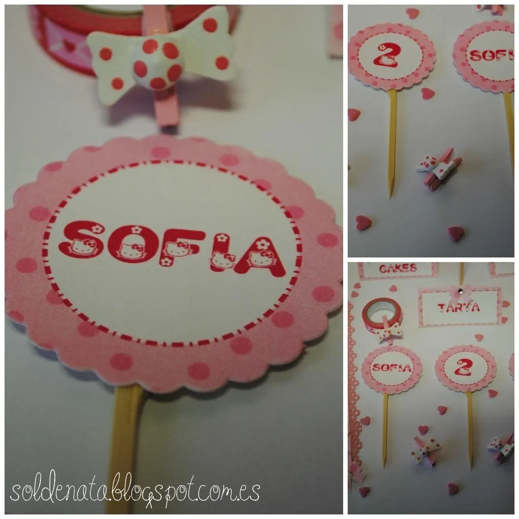 Sol de Nata: Preparando la decoración para cumpleaños Hello Kitty Sol de Nata: Preparando la decoración para cumpleaños Hello Kitty
