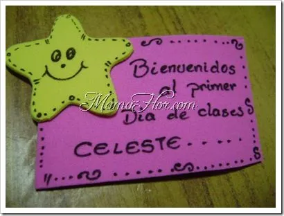 Solapero de Bienvenida a la Escuela | Manualidades Escolares ... Solapero de Bienvenida a la Escuela | Manualidades Escolares ...