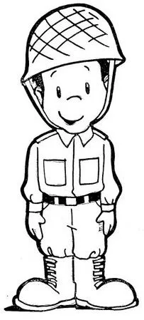 Soldados para colorear - Imagui