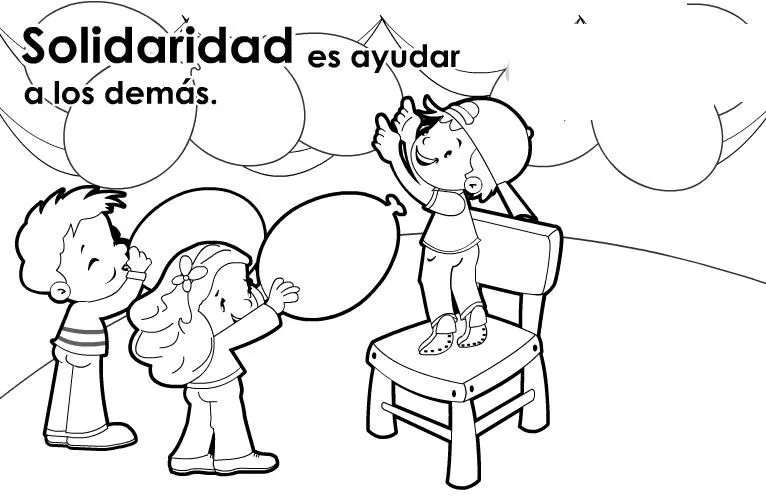 Valor de la solidaridad para colorear - Imagui Valor de la solidaridad para colorear - Imagui
