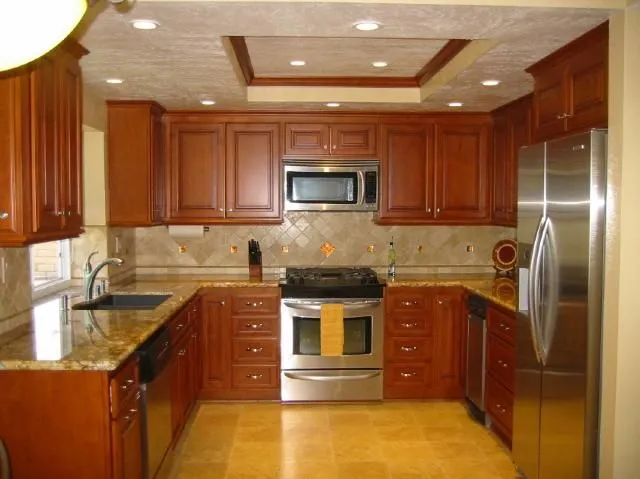 Sólido de la cereza gabinetes de cocina, Muebles de cocina de la ... Sólido de la cereza gabinetes de cocina, Muebles de cocina de la ...