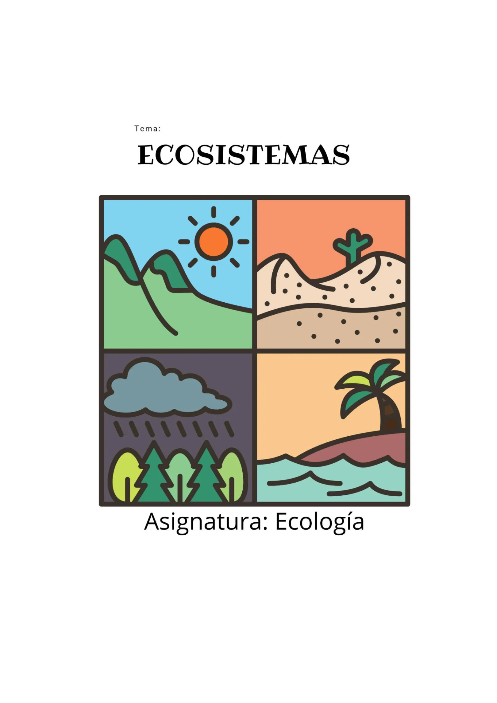 SOLUTION: Ecosistema terrestre y acuático marino acuícola - Studypool