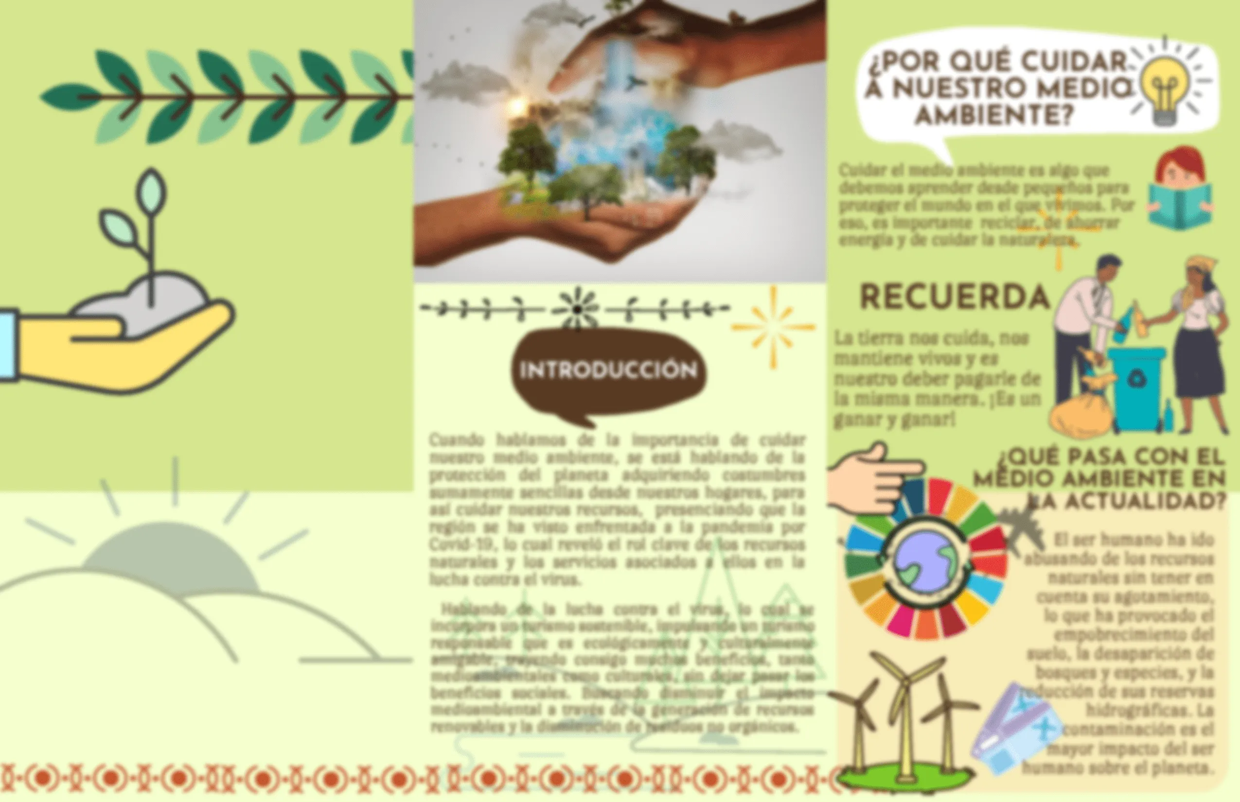 SOLUTION: Folleto cuidado y la conservaci n del medio ambiente - Studypool SOLUTION: Folleto cuidado y la conservaci n del medio ambiente - Studypool