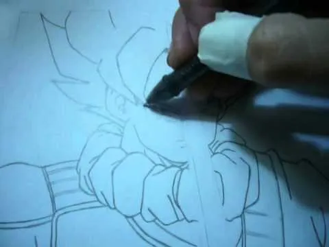 Sombreando dibujo de Goku - YouTube