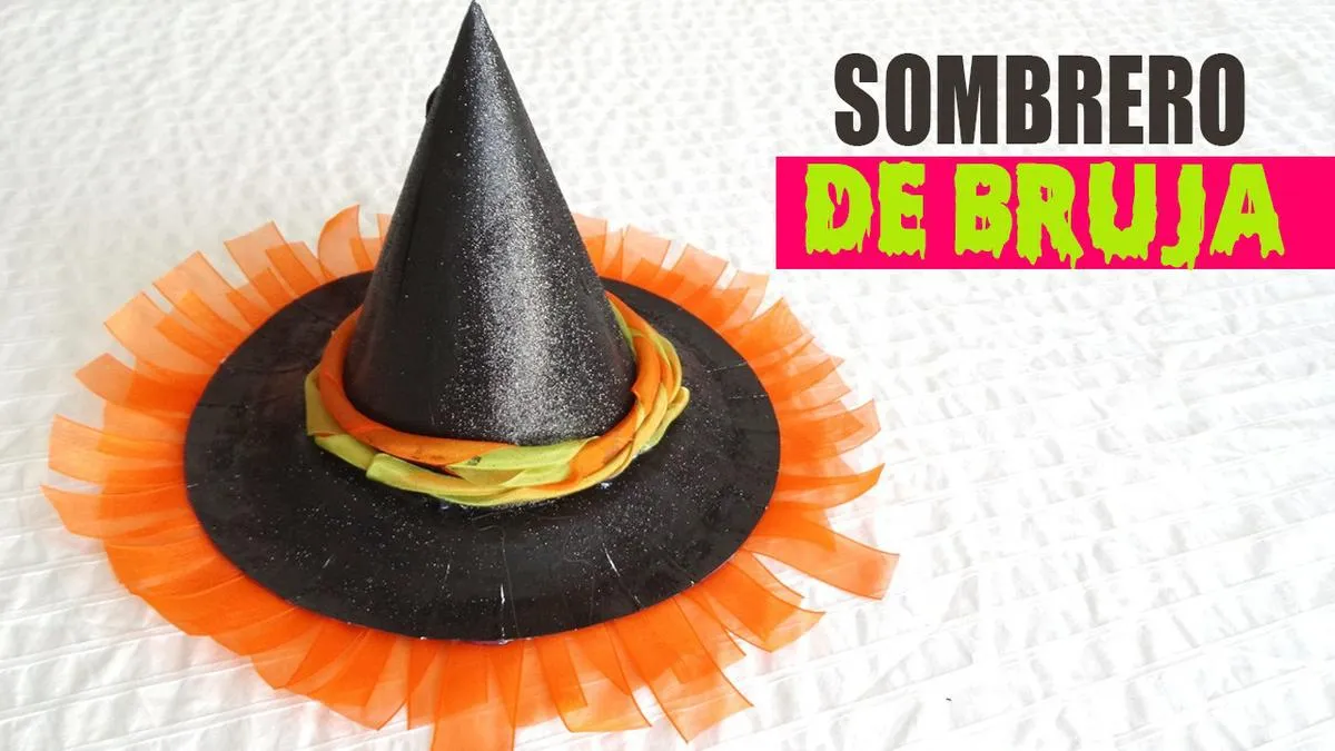 Sombrero de bruja DIY ¡Fácil! | Manualidades Sombrero de bruja DIY ¡Fácil! | Manualidades