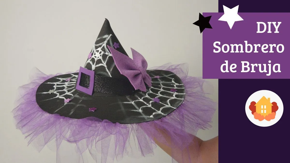 Cómo Hacer Sombrero De Bruja Original - La Casita Curiosa Cómo Hacer Sombrero De Bruja Original - La Casita Curiosa
