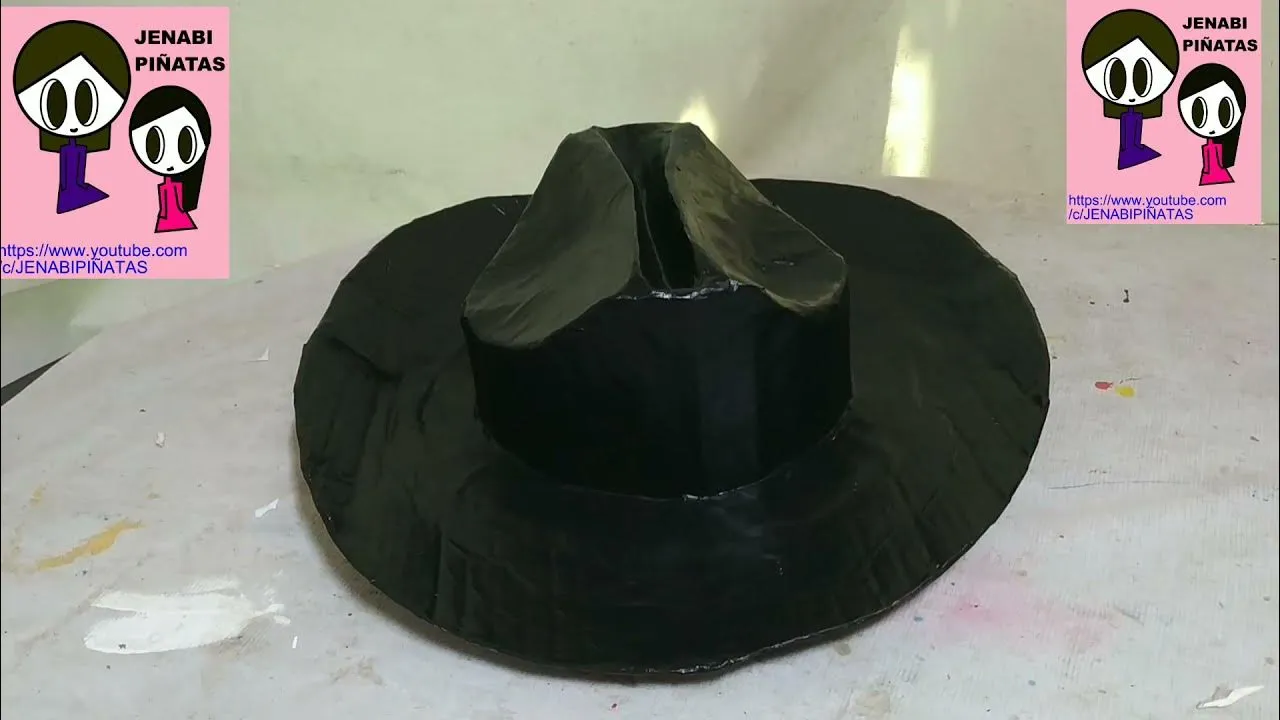 Como hacer sombrero de cartón, DIY. - YouTube Como hacer sombrero de cartón, DIY. - YouTube