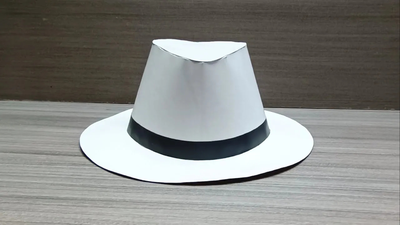 Cómo hacer sombrero de cartulina fácil y básico - YouTube Cómo hacer sombrero de cartulina fácil y básico - YouTube