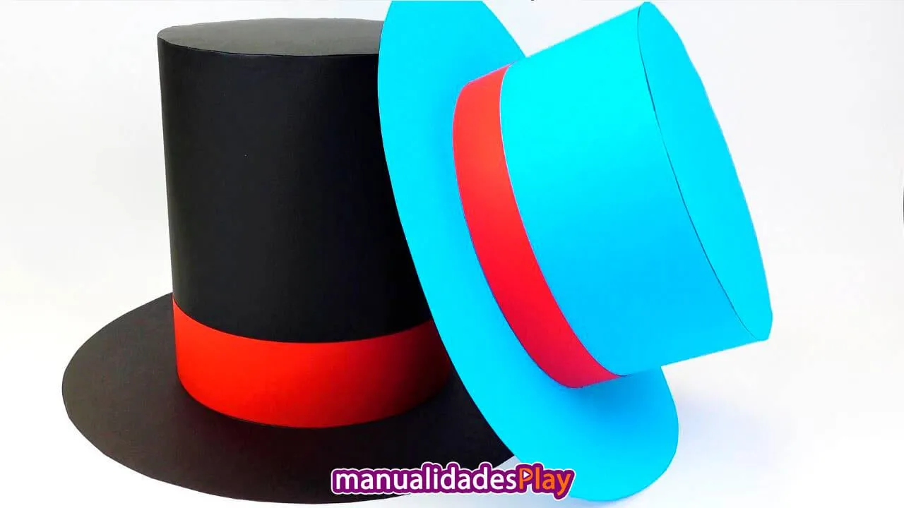 Cómo hacer un Sombrero de cartulina Fácil - Manualidades Play Cómo hacer un Sombrero de cartulina Fácil - Manualidades Play