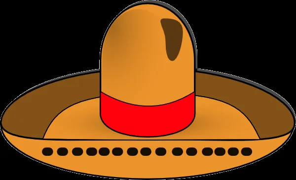 Sombrero clip art - vector clip art online, royalty free & public ...