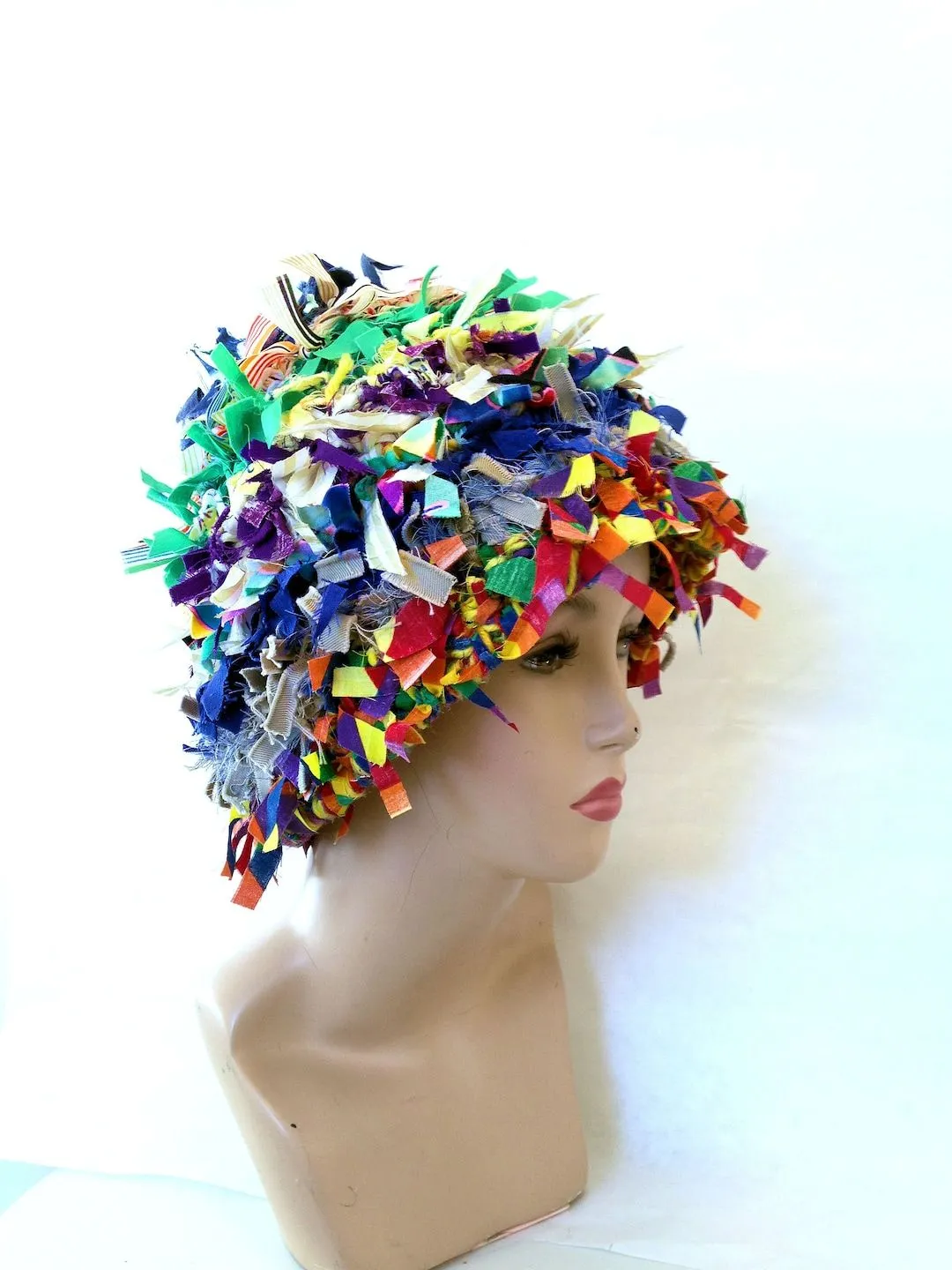 Sombrero Cloche trapo ganchillo sombrero loco sombrero boho - Etsy México Sombrero Cloche trapo ganchillo sombrero loco sombrero boho - Etsy México