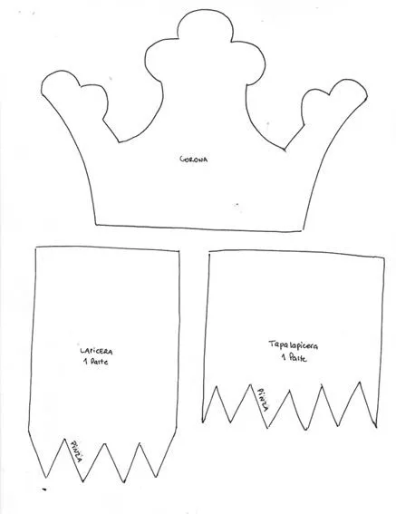 Mostrar moldes para cotillones - Imagui