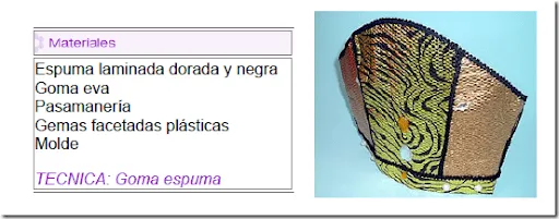 Sombrero de faraón con moldes en gomaespuma | idisfraz, ideas para ... Sombrero de faraón con moldes en gomaespuma | idisfraz, ideas para ...